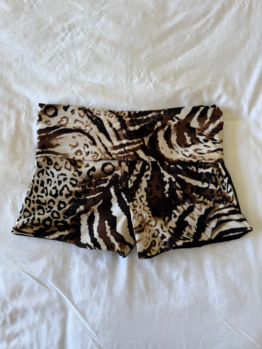 ANIMAL PRINT MICRO SHORTS (MEDIUM)